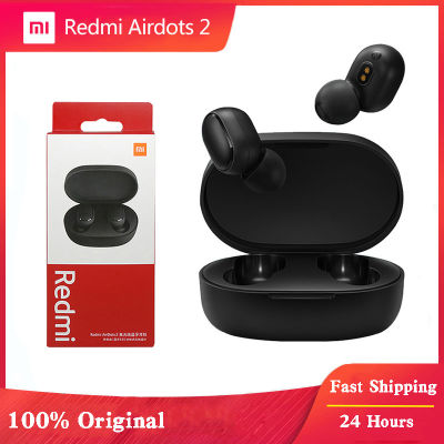 ต้นฉบับ Xiaomi R Edmi Airdots 2หูฟังพร้อมไมโครโฟนหูฟังไร้สายลดเสียงรบกวน Fone หูฟังบลูทูธ Airdots 2
