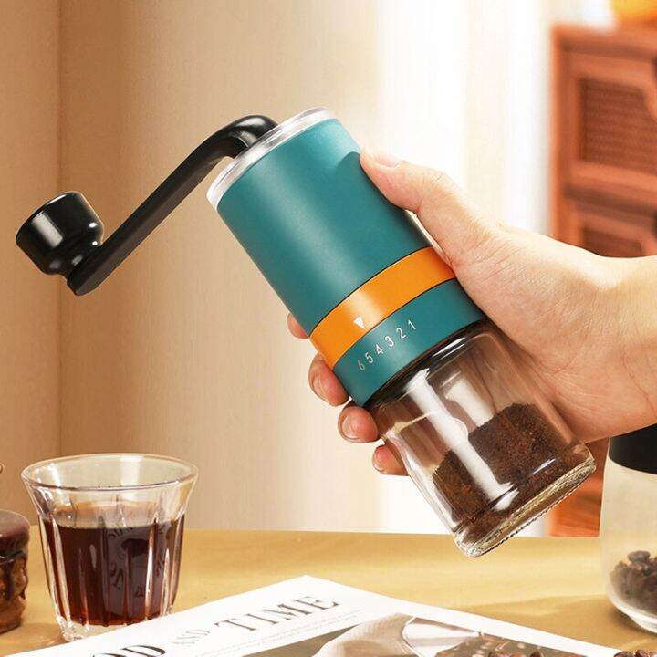 xiaomi-บ้าน-penggiling-kopi-แบบพกพาเกียร์6ด้ามจับสแตนเลสโรงงานกาแฟถั่วเครื่องชงเอสเพรสโซ่ด้วยเซรามิกเบอร์รี่-tt-ร้านค้า