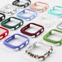 ZZOOI Matte Cover For Apple Watch Case 45mm 41mm 44mm 40mm 42mm 38mm Hard PC Bumper Frame for iWatch 8 7 6 SE 5 4 3 2 1 Accessories