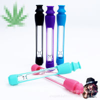 【cw】 Cross-Border Hot Sale Glass Silicone Case OG The High Borosilicate Dry Burner one hitter