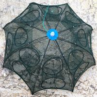 2018 new Folded Portable Hexagon 4/6/8/12/16 Hole Automatic Fishing Net Fish Mesh net fishing fishing net crab