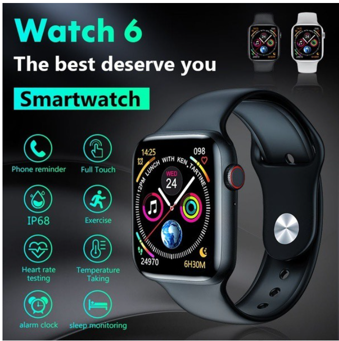 Smart Watch รุ่น watch x16 watch 6 series 6 สมาร์ทวอทช์ รุ่นใหม่ล่าสุด