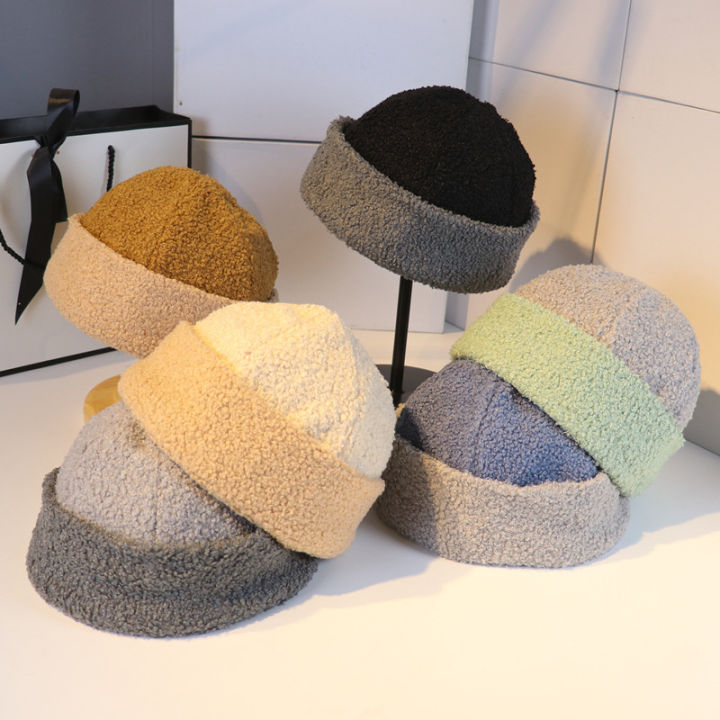 new-lamb-cashmere-landlord-hat-women-men-beanie-hat-winter-retro-brimless-baggy-melon-cap-beanies-hats-docker-gorro