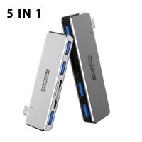 5 IN 1 Multiport Adapter Splitter Expander USB C Hub Type-c Combo Docking Station USB 3.0 SD TF Card Reader สำหรับแล็ปท็อปพีซี-gdsflkhsbldvsd