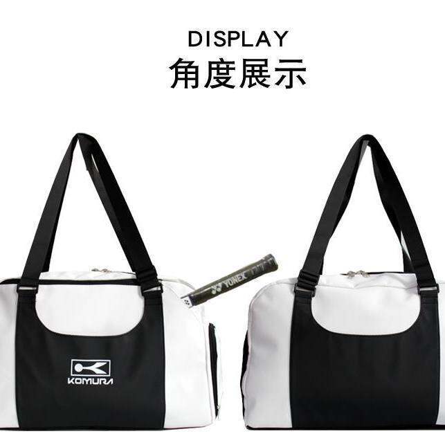 new-komura-gucun-tennis-badminton-bag-one-shoulder-2-packs-carrying-bag-handy-casual-large-capacity-shoes-and-clothing-accessories-bag