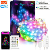 Tuya Smart LED Strip Light RGB 5050 Waterproof for Holiday Party Christmas Decor Lights Compatible with Alexa Music Sync