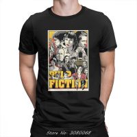 Vintage Pulp Fiction T Shirts Mia Wallace O-Neck Tees Male Printing Short Sleeved T-Shirts Cotton Summer Streetwear