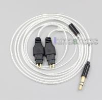 3.5mm 2.5mm Balanced Pure Silver Plated Earphone Cable For Sennheiser HD580 HD600 HD650 HDxxx HD660S HD58x HD6xx LN006192