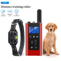 Electric Dog Training Collar 800m Training Collars Stop Barking Waterproof Rechargeable for All Size Shock Vition Sound