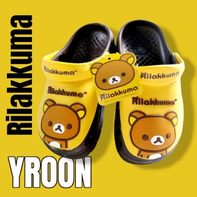 SCPOutlet รองเท้าเด็ก รองเท้าหัวโตเด็ก Rilakkuma รีลัคคุมะ ลิขสิทธิ์แท้ 100% Yroon Y33 เบา นุ่ม ใส่สบายปกป้องเท้า