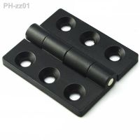 Black chrome zinc alloy electric cabinet box hinge 56x65 65x80mm Industrial Door hinge x2