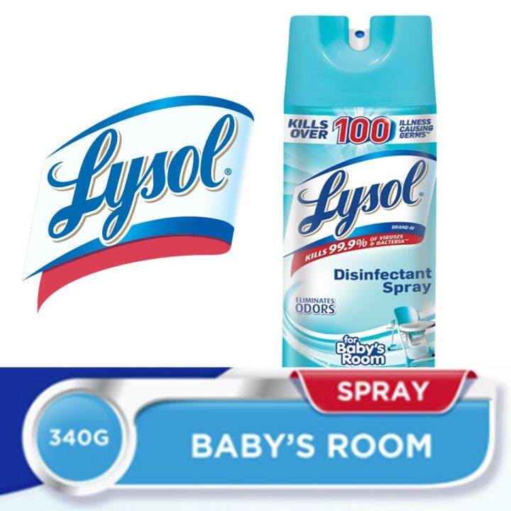 Lysol Disinfectant Spray Baby's Room 340g * SAVE P120++ Lazada PH