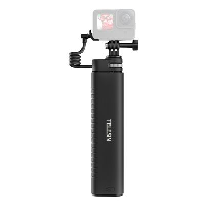 TELESIN Charging Self-Timer Rod 10000Mah Universal for Gopro Insta360 Action Sports Camera for Smart Phone