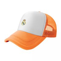 Real Madrid Mens Funny Trucker Hat Mesh Baseball Cap for Women Cap Great for Fishing Travel Mountaineering