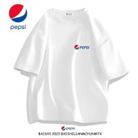 Pepsi เสื้อยืดผ้าฝ้ายแขนสั้นผู้ชายกีฬาฤดูร้อนขนาดใหญ่อ้วนง่ายแฟชั่นเกาหลีทุกการแข่งขันลำลองครึ่งแขน