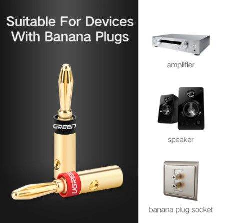 ugreen-4pcs-speaker-cable-banana-connector-screw-jack-plug-adapter-for-speaker-wire-amplifier-audio-video-cable-banana-plug