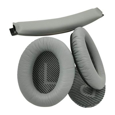 1 Pair Headband Cushion Ear Pads for Quiet Comfort 25 35 (QC25 QC35) and QuietComfort 35 II (QC35Ii)