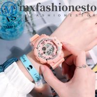 Mxfashione นาฬิกาข้อมืออิเล็กทรอนิกส์ กันน้ํา สไตล์สปอร์ต แฟชั่นคู่รัก สําหรับผู้หญิง