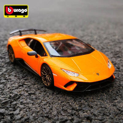 Bburago 1:24 Lamborghini Huracan Strengte ล้อแม็กรถยนต์ D Iecasts และของเล่นยานพาหนะรถรุ่นขนาดเล็กขนาดรุ่นรถสำหรับเด็ก