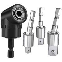 105 Degree Angle Screwdriver Socket Holder Adapter Adjustable Drill Bit 360 Degree Rotation Extension Rod Power Drills  Drivers