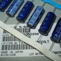 2023 5pcs 100uF 100V NICHICON VX 10x26mm 100V100uF Axial Aluminum Electrolytic Capacitor