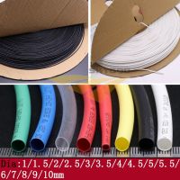 5M Diameter 1 1.5 2 2.5 3 3.5 4 4.5 5 6 7 8 9 10mm Heat Shrink Tube 2:1 Shrink Ratio Polyolefin Insulated Cable Sleeve