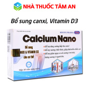 Viên uống Calcium Nano bổ sung canxi và vitamin D3 giúp xương chắc khỏe