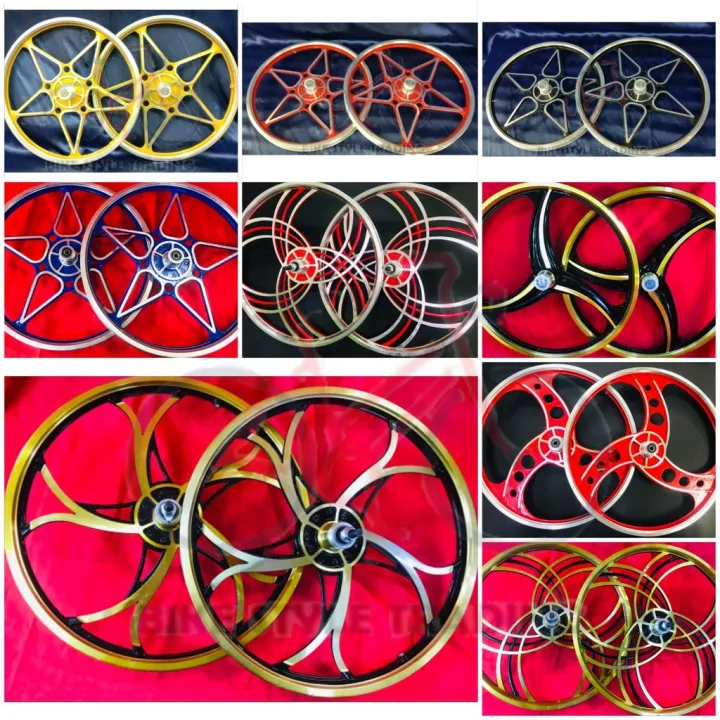 20 BICYCLE ALLOY RIM BMX WHEEL SET ALLOY RIM COMPLETE SET Lazada