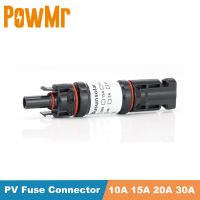 10A 15A 20A 30A 1000V PV Fuse Connector Male to Female Solar Panel Connector with DC Fuse inside Waterproof Holder Protection