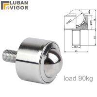 Precision type Universal ball caster wheel with bearing M10 screw load bear 90kg flexible durable hardware