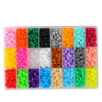 JINLETONG Hama beads 5mm 4080pcs Fuse Beads Kit Including 5 Ironing Paper 90 Patterns Pegboards Perler Beads Compatible Kit