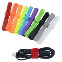 100PCS 2x18CM Nylon Velcro Cable Tie Power Management Wire Marker Straps Cord Cable Tie Self-adhesive Cable Belt Multifunction Cable Management