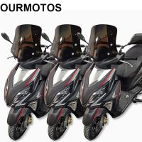 OURMOTOS สปอยเลอร์ที่บังลม ABS กระบังลมกระจกบังลมกระจกรถจักรยานยนต์สำหรับซูซูกิ UY125 Uy125