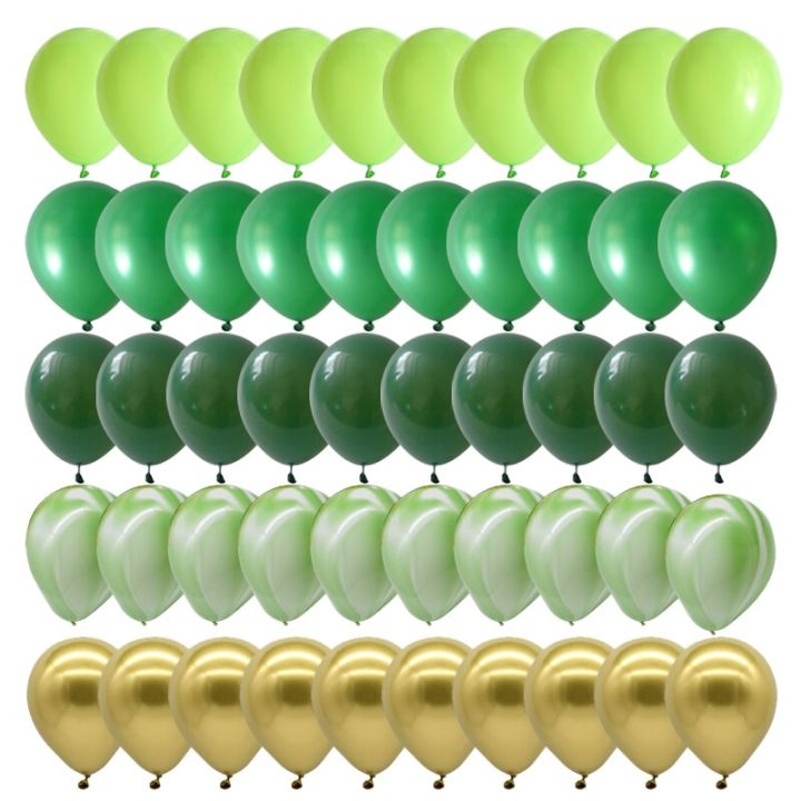 40pcs-marble-agate-green-metallic-gold-latex-balloons-jungle-safari-birthday-party-decoration-kid-toys-air-balls-condetti-ballon-balloons