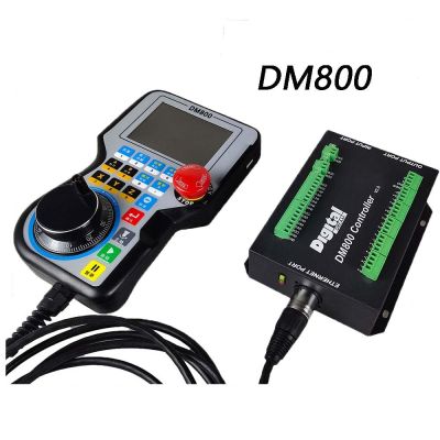 ✆ↂ◘ Revolutionize Your CNC Machining DM800 Motion Control System 5Axis3.8-Inch TFT DisplayMPGEmergency Stop and G-Code Support