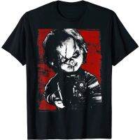 HOT ITEM!!Family Tee Couple Tee Adult Childs Play Chucky Distressed Portrait T-Shirt