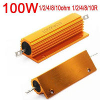 100W Watt 1ohm 2ohm 4 ohm 8ohm 10ohm Power Metal resistor for tube amp test dummy Load Amplifier