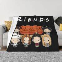 [High-end blanket] เพื่อนผ้าห่มลายการ์ตูนขนแกะอเมริกันทีวีแสดงผ้าห่มที่มีน้ำหนักเบาสำหรับผ้านวมห้องนอนห้องนอนโซฟา