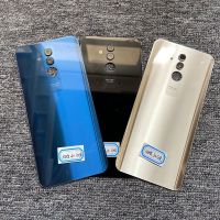 สำหรับแผงปลอกหุ้มช่องหลังฝาหลังปิดโทรศัพท์กระจกด้านหลัง Huawei Mate 20 Lite เทปกาวเลนส์กล้องด้วย SNE-LX1 LX2 LX3