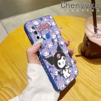 Chenyyyka เคสสำหรับ Huawei Nova 5i P20 Lite 2019เคสเต็มหน้าจอลาย Kuromi เคสดีไซน์ใหม่บางสร้างสรรค์เคสโทรศัพท์ขอบสี่เหลี่ยมเคสนิ่มเคสปลอกซิลิโคนกันกระแทก