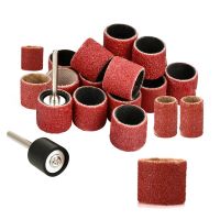 Drum Sanding Kit 338pcs 80 120 320 Grit Sanding Bands Set with 2.35/3.175mm Shank Mandrels for Dremel Rotary Tools Sandpaper Power Sanders