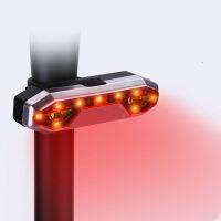 [COD] New bicycle tail light usb rechargeable waterproof bike warning energy-saving