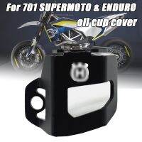 สำหรับ Husqvarna 701 SUPERMOTO &amp; ENDURO CNC อลูมิเนียมอุปกรณ์มอเตอร์ไซค์ด้านหลังน้ำมันเบรกอ่างเก็บน้ำยามปกป้องกัน