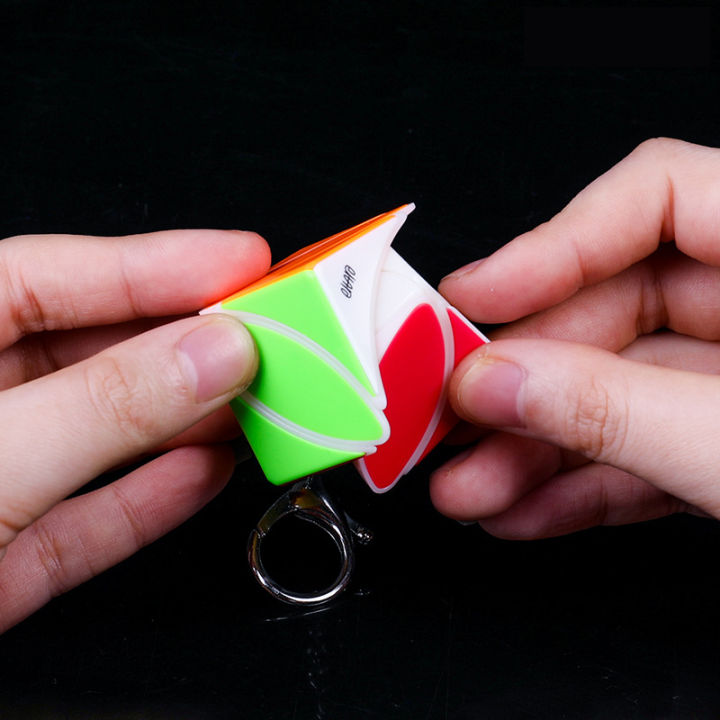 creative-key-chain-mini-3-3-small-vivid-color-magic-cube-children-educational-toy-ลูกบิด-รูบิคผึกสมอง-ทรงลูกบาศก์-ฝึกสมอง-เพิ่มไอคิว-ลื่น-ทน-รูบิค-พวงกุญแจรูบิค-รูบิคจิ๋ว