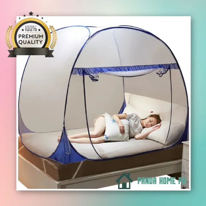 King Size 1 8m Foldable Pop Up Mosquito, Pop Up Mosquito Net For Single Bed