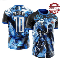 Camiseta Esportiva Masculina Summer New fashion Print Casual Top{trading up}