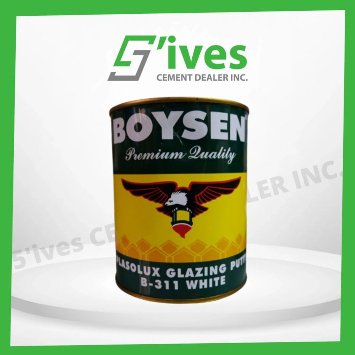 Boysen Plasolux Glazing Putty White B-311 4L | Lazada PH