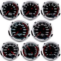 52MM Tachometer PRM Voltmeter Air Fuel Ratio Boost Gauge EGT Gauge Water Temp Oil Temp Oil Press 7 Color LED 2inch Gauge Pod