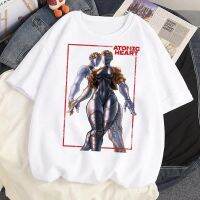 2023 Atomic Heart Game Robot Tshirt Game Hip-Hop Crewneck Short Sleeve Tee Shirt Male Streetwear