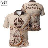 Fashion 3d Print French Polynesia Men‘s Tahiti Polo Shirts New Designed Summer Short Sleeve Brand Clothing P3